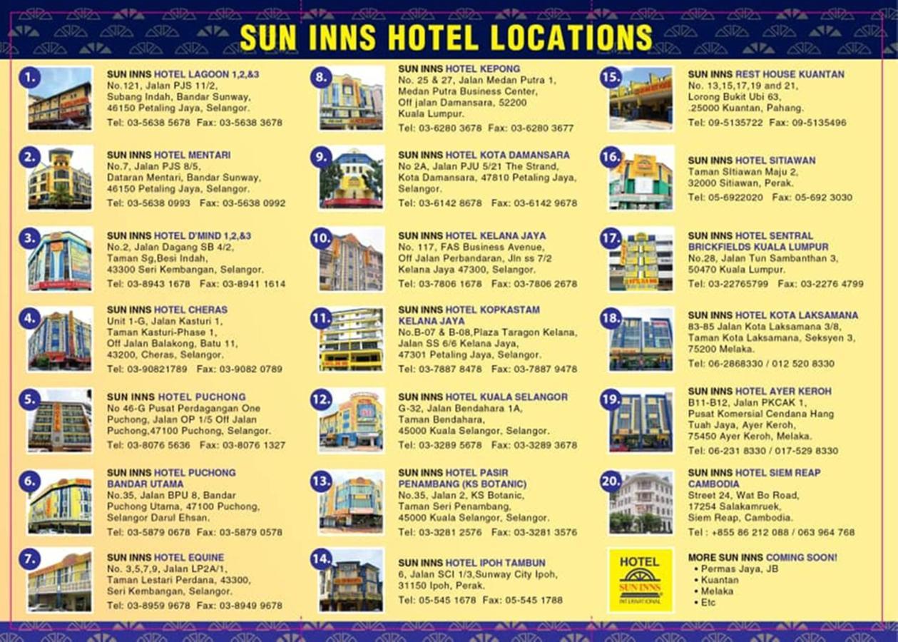 Sun Inns Hotel Ayer Keroh Dış mekan fotoğraf